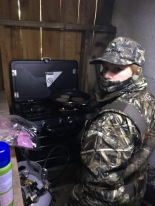 duck blind cooking