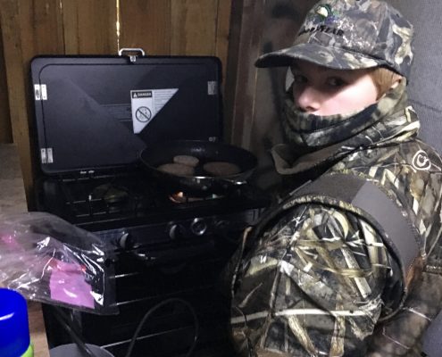 duck blind cooking